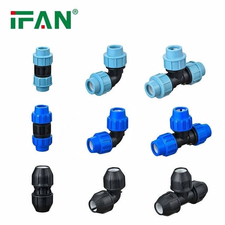 Certified PP Compression Fitting For PE Pipeline suppliers